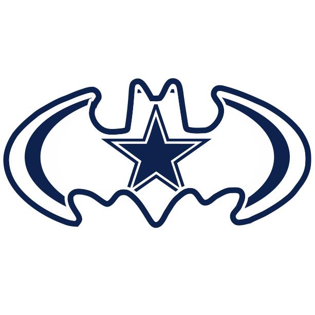 Dallas Cowboys Batman Logo DIY iron on transfer (heat transfer)